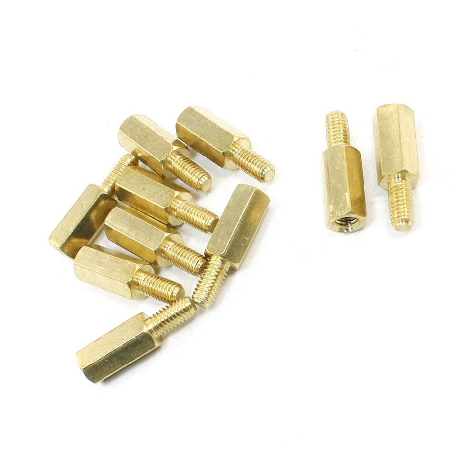 10pcs m3x6mm male to female thread hex copper pillars10mm lo