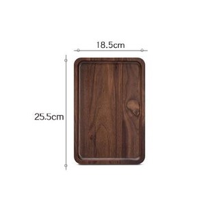 Wooden Board Steak Tray Black Walnut Wood Chopping Board Sty