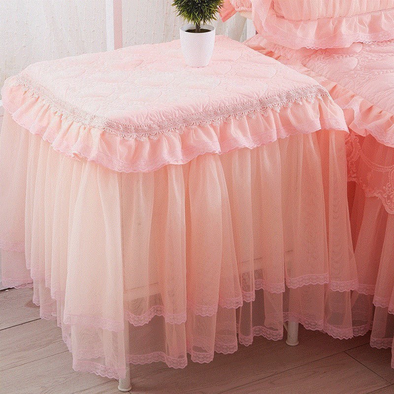 cotton lace cloth cover bedside bedside thick dust cover s