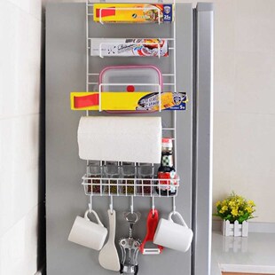 Multi-layer Fridge Storage Refrigerator Rack Side Shelf Side
