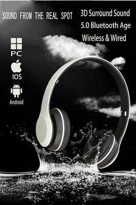 Newest P47 Folding Wireless Headset Support Wired Connectio