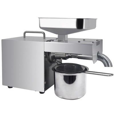 Small Automatic Coconut Flaxseed Nut Seeds Oil Press Machine