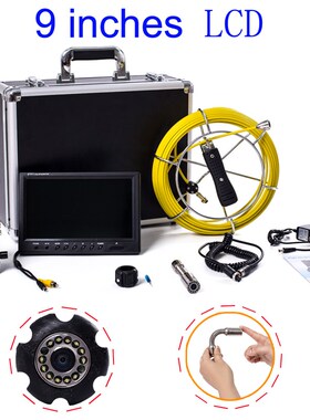 Sewer Borescope Camera with Snake Cam Video Sewer Pipe Insp