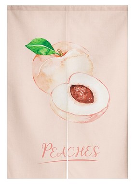 Modern Simple Door Curtain Fruit Pattern Partition Curtain H