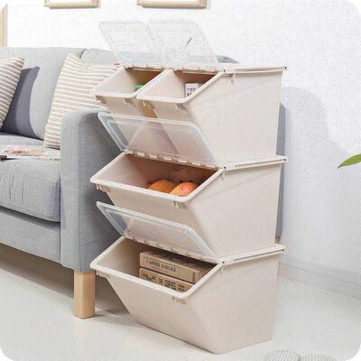 front open receiving box can overlay household living room