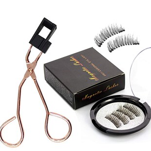 False-Eyelashes Lashes-Set Quantum Magnetic with Soft Easy-T