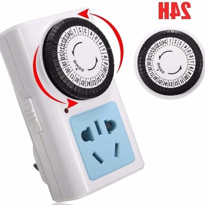 24Hr Mechanical Electrical Plug Program Switch Outlet Timer