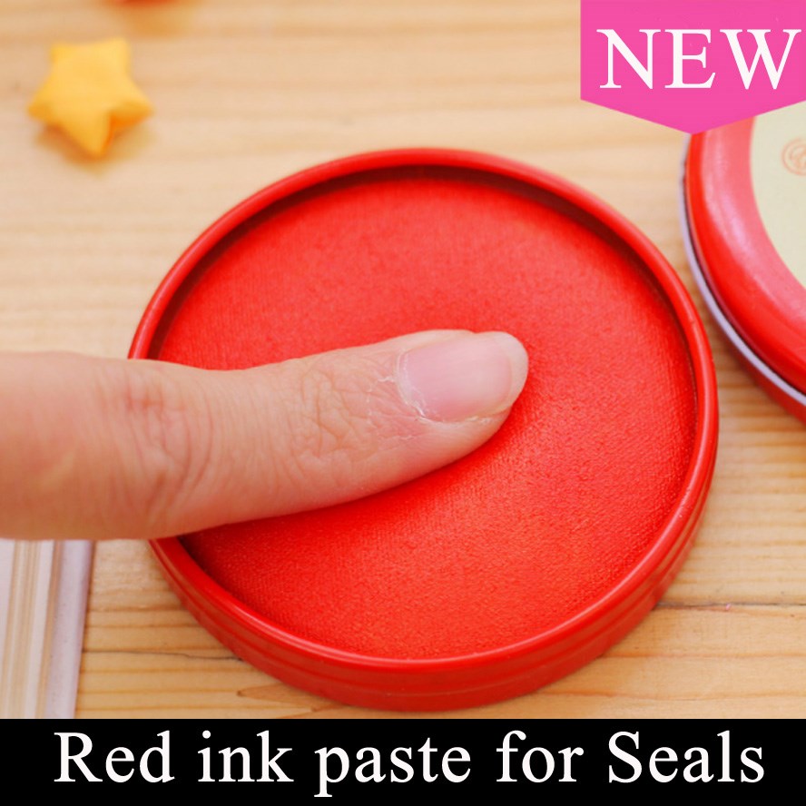 Chinese Ink pad  Painting Red Ink Paste for Stamp Seal Yinni
