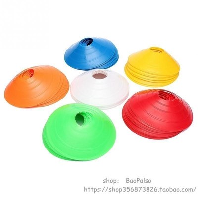 10 x Disc Cones Sport Football Soccer Rugby Speed Training D
