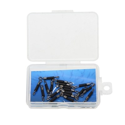 20PcsSet Fishing Swivels10# 12# Stainless Steel Fishing Hoo