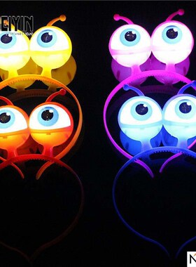 -Light hair concert Halloween trick whimsy toys