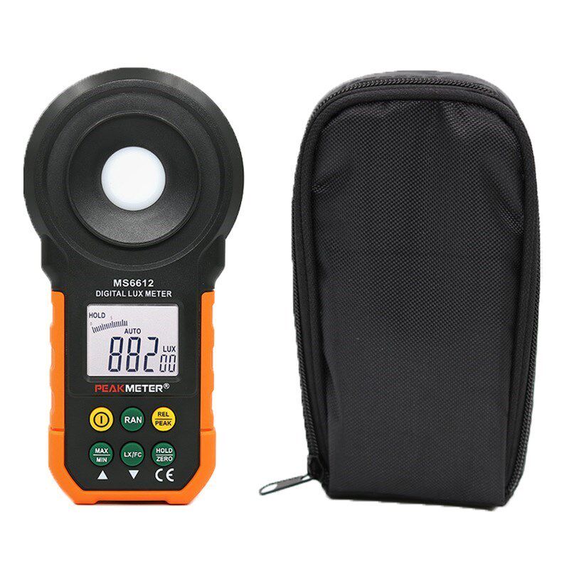 SM6612 Digital Lux Meter 200,000 Lux Light Meter Test Spectr