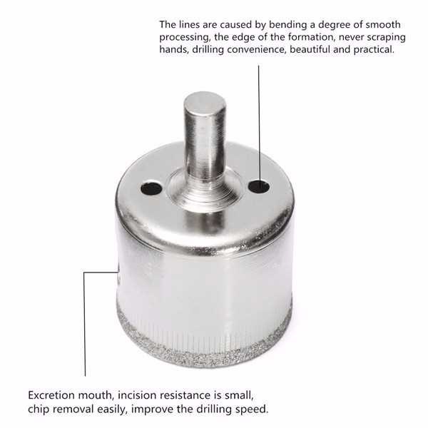 20 pièces diamant enduit foret ensemble carrelage marbre ve