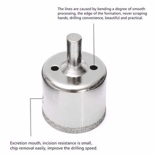 20 pièces diamant enduit foret ensemble carrelage marbre ve