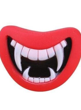 -New Durable Safe Funny Squeak Dog Toys Devil's Lip Sound Do
