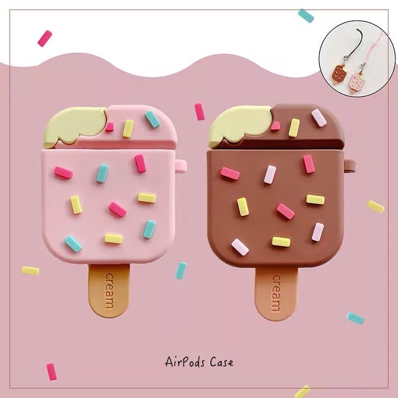 For AirPod pro 2 Case Cute Cartoon Sweet Summer Ice Cream S
