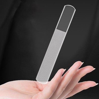 1Pc Nail File Brush Crystal Glass Nanometer Files For Manic