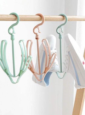 T plain color windproof shoe rack drying rack balcony shoe