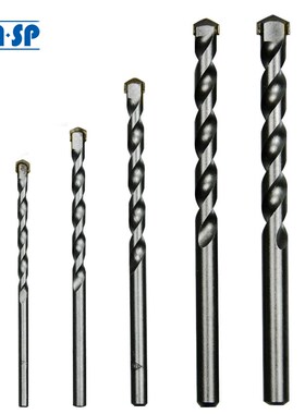 TASP 5pcs Masonry Drill Bits Tungsten Carbide Tipped Concret