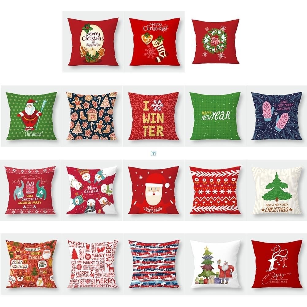 45*45cm Christmas Cushion Pillow Covers Merry Christmas