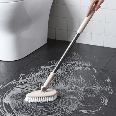 bathroom lon handle brush tile floor cleanin broom mop