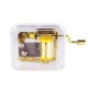 Hand Crank Mechanical Music Tapes Box Musical note With