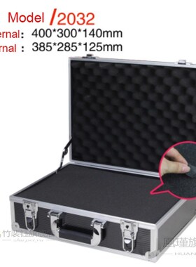 Large trolley box toolbox aluminum alloy portable case displ