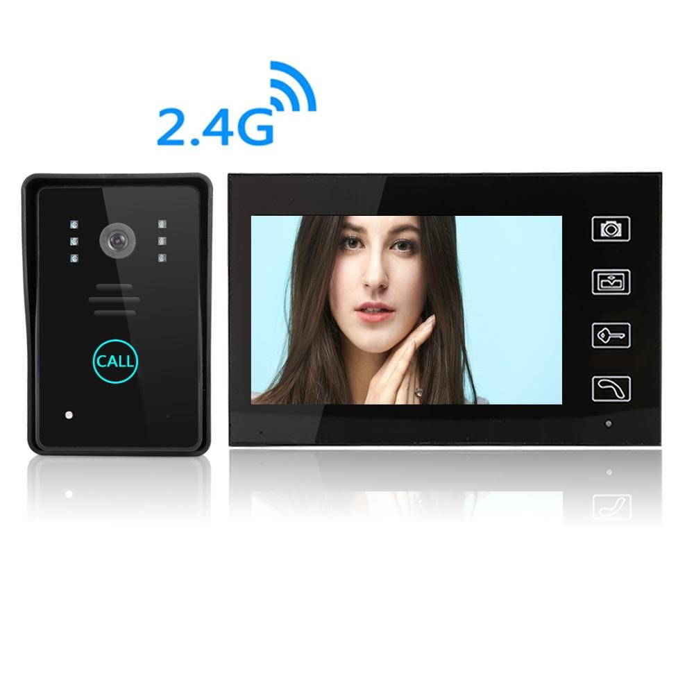 7 Inch Wireless Video Doorbell Villa Video Door Intercom Eq