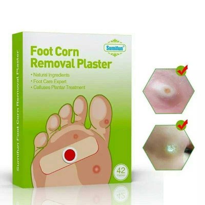 42pcs Foot Corn Remover Patch Wart Thorn Curative Calluses