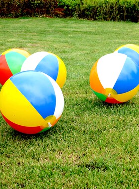 23/30/36cm Inflatable Beach Ball PVC Water Balloons Rainbow