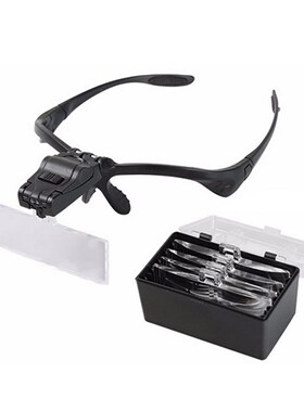 Loupe Magnifying Glasses Eyewear Illuminated Magnifier With