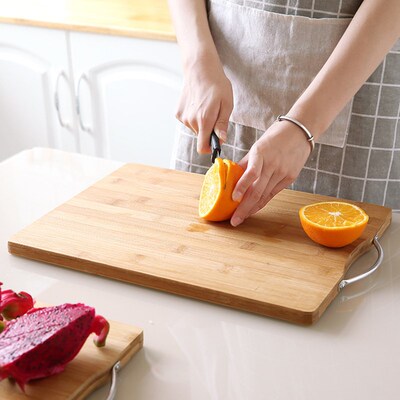 Kitchen Bamboo Chopping Block Tool Wooden Cutting Board for