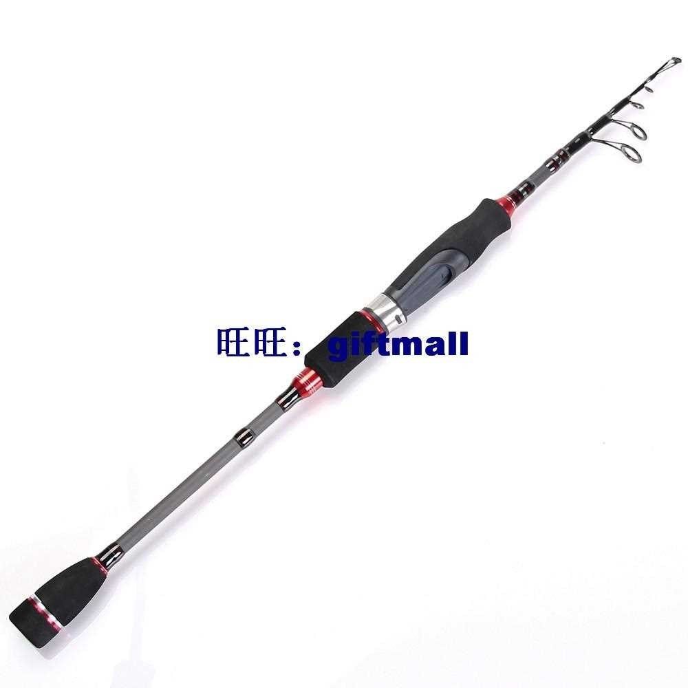 Telescopic Carbon Surf Casting Reel Rod Spinning Fly Fishing