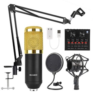 BM800 karaoke microphone studio condenser mikrofon mic bm-80