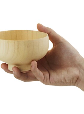 New Japanese Hand-Made Wooden Bowl Anti-Shock Tortoiseshell