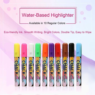 10 Colors Liquid Chalk Marker Chalkboard Highlighter 6mm Re