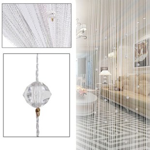 Decorative String Curtain Beads Wall Panel Fringe Room Door