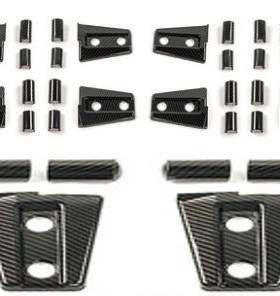 Newest Handle Grab Covers Hinge Trims Exterior Styling ABS C