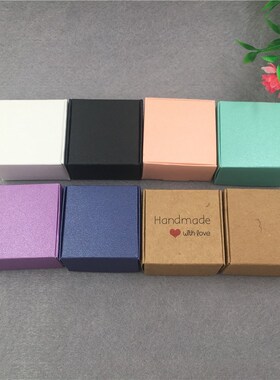 24Pcs/Lot Paper Box Colorful Cardboard Small Size DIY Cake C