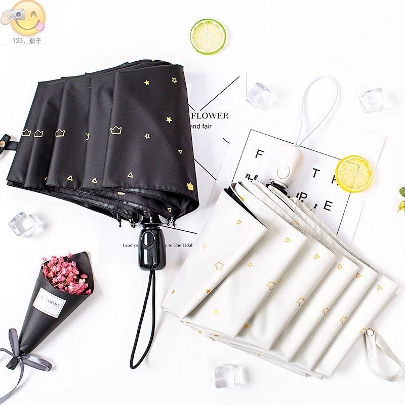 automatic contraction umbrella female goddess of dual-use fo