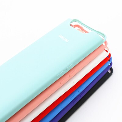 galaxy A80 A90 Silicone Cover, Silky Soft-touch Finish Liqui