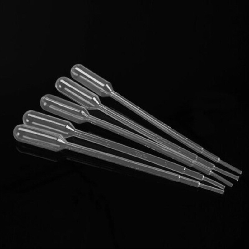 100 Pcs/lot 2ml Plastic Disposable Graduated Transfer Pipet