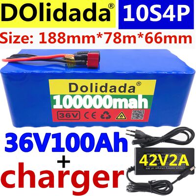 2020 Original 36V battery 10S4P 100Ah battery pack 1000W hig
