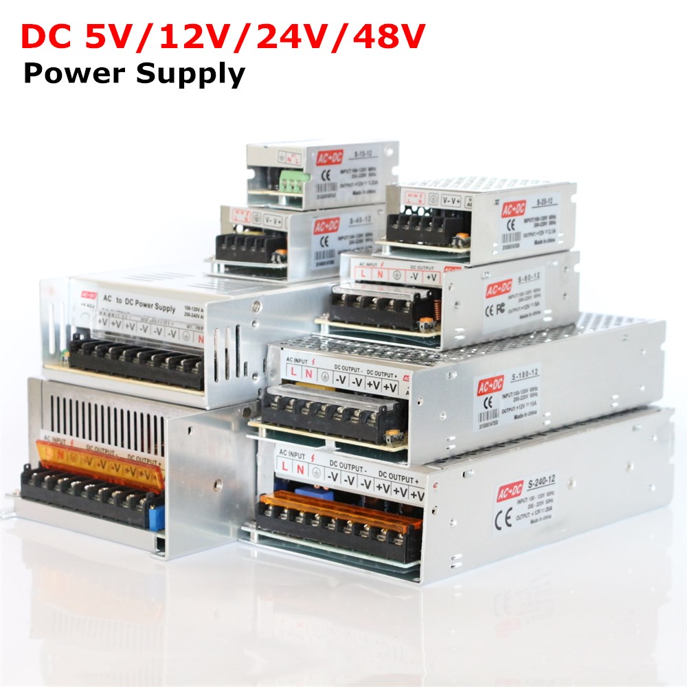 AC85-265V 110V 220V to DC5V 12V 24V 48V 1A 2A 3A 4A 5A 6A 8A