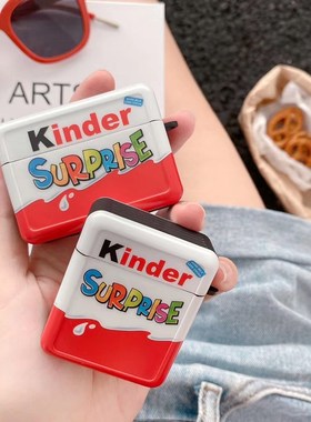 Surprise egg KINDER JOY Square soft Silicone Case For apple