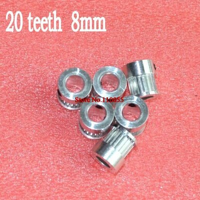 bore 8mm GT2 20 teeth 6mm width timing pulley ultimaker repr