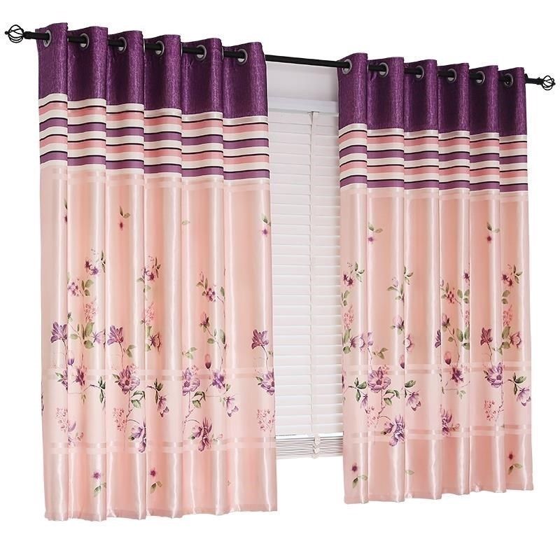 curtains finished simple modern short curtains bay window