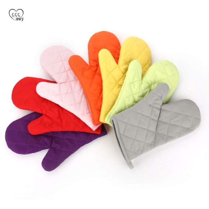 8 Colors Kitchen Oven Mitts Baking Oven Special Insulation a