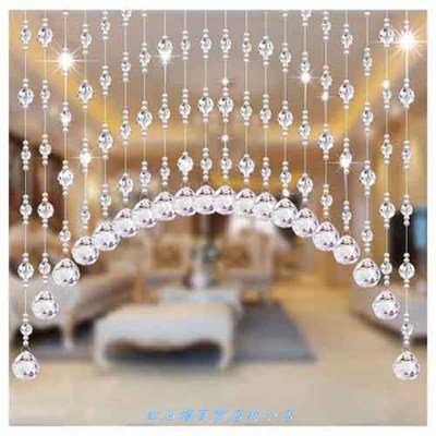 Crystal curtain curtain bead curtain bathroom curtain deco