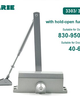 Marie Aluminum Alloy Light Door Closer Hydraulic Buffer Home